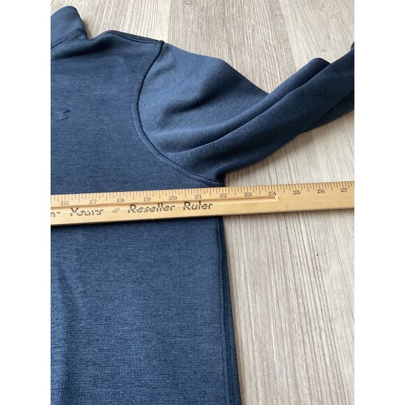 Under Armour Mens Loose Fit 1/4 Zip Sweater Blue Size L Fleece - Picture 7 of 8